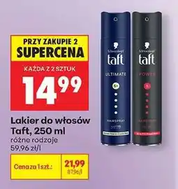 Biedronka Lakier do włosów Taft, 250 ml oferta