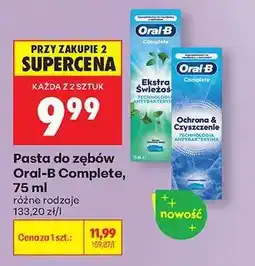 Biedronka Pasta do zębów Oral-B Complete, 75 ml oferta