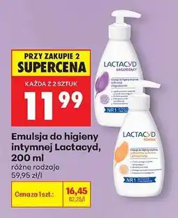 Biedronka Emulsja do higieny intymnej Lactacyd 200 ml oferta