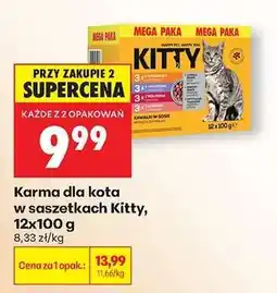 Biedronka Karma dla kota w saszetkach Kitty 12x100 g oferta