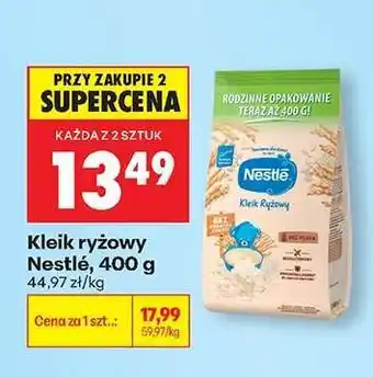 Biedronka Kleik ryżowy Nestle, 400 g oferta
