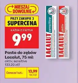 Biedronka Pasta do zębów Lacalut, 75 ml oferta