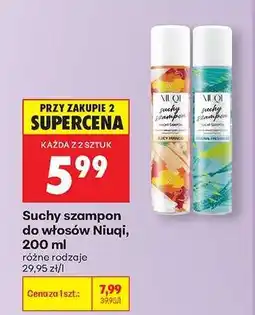 Biedronka Suchy szampon do włosów Niuqi 200 ml oferta
