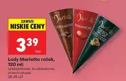 Biedronka Lody Marletto rożek 120 ml oferta