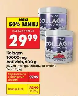 Biedronka Kolagen 10000 mg Activlab, 400 g oferta
