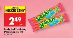 Biedronka Lody Kaktus Long Polewka, 48 ml oferta