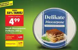Biedronka Serek Mascarpone Delikate 250 g oferta