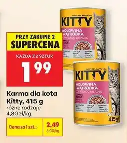 Biedronka Karma dla kota Kitty, 415 g oferta