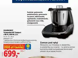 Lidl SILVERCREST Termorobot MC Compact z Wi-Fi, 1050 W, 1,5 L oferta