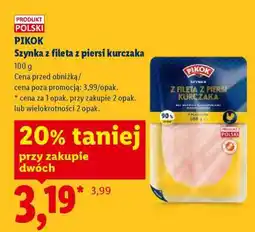 Lidl PIKOK Szynka z fileta z piersi kurczaka oferta