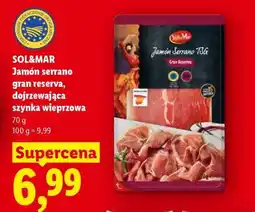 Lidl SOL&MAR Jamón serrano gran reserva oferta