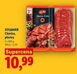 Lidl Sol&Mar Chorizo, plátky oferta