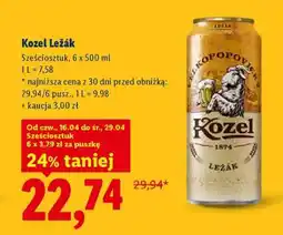 Lidl Kozel Ležák oferta