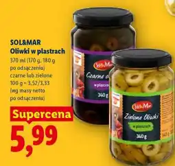 Lidl SOL&MAR Oliwki w plastrach oferta