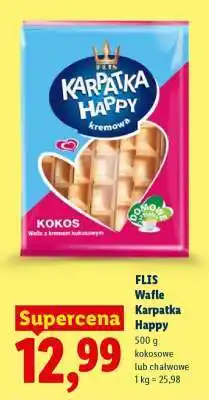 Lidl Flis Wafle Karpatka Happy oferta