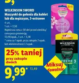 Lidl Wilkinson Sword Maszynki do golenia oferta