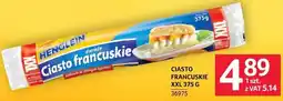 Selgros Ciasto francuskie Henglein XXL oferta