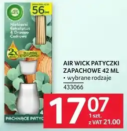 Selgros Patyczki zapachowe Air Wick oferta
