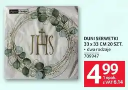Selgros Serwetki Duni 33 x 33 CM 20 SZT oferta