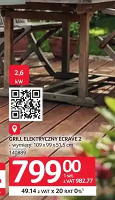 Selgros Grill elektryczny Ecrave 2 oferta