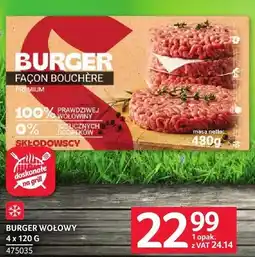 Selgros Burger wołowy oferta