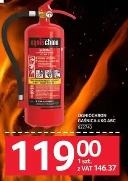 Selgros Gaśnica ogniochron 4 kg ABC oferta