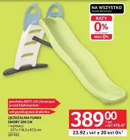 Selgros Zjeżdżalnia funny snoby 200 cm oferta
