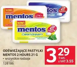 Selgros Pastylki odświeżające Mentos 2 Hours oferta