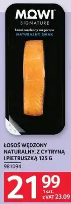 Selgros Łosoś wędzony naturalny z cytryną i pietruszką 400g Mowi oferta