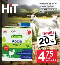 Selgros Mleko kozie UHT 500ml Danmis oferta