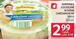 Selgros Surówka coleslaw w sosie chrzanowym oferta
