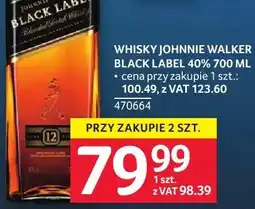 Selgros Whisky Johnnie Walker Black Label 40% oferta