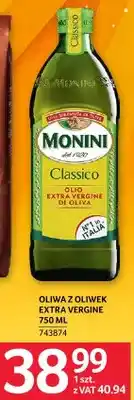 Selgros Oliwa z oliwek Extra Vergine Monini Classico oferta