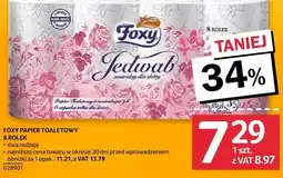 Selgros Papier toaletowy Foxy Jedwab 8 rolek oferta