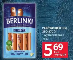 Selgros Parówki Berlinki oferta