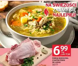Selgros Porcja rosołowa z kaczki pekin ok oferta