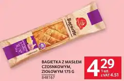 Selgros Bagietka z masłem czosnkowym ziołowym Hengstenberg oferta