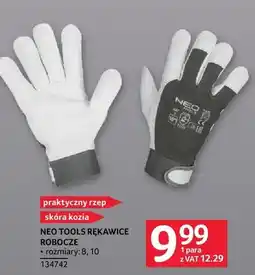 Selgros Rękawice NEO TOOLS oferta