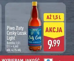 ALDI Piwo Český Ležák oferta