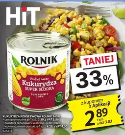 Selgros Kukurydza konserwowa Rolnik Super Słodka oferta