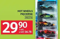 Selgros Samochodziki HOT WHEELS pięciopak oferta