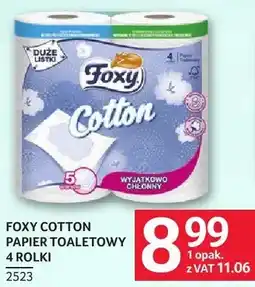 Selgros Papier toaletowy Foxy Cotton 4 rolki oferta