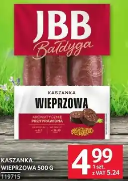 Selgros Kaszanka wieprzowa JBB Bałdyga oferta