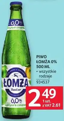 Selgros Piwo Łomża 0% oferta