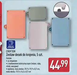 ALDI Zestaw desek do krojenia Crofton oferta