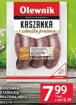 Selgros Kaszanka z cebulką pieprzona Olewnik oferta