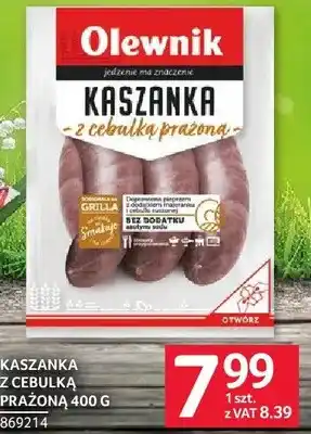 Kaszanka z cebulką pieprzona Olewnik
