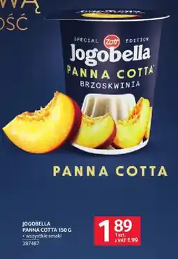 Selgros Jogurt Jogobella Panna Cotta brzoskwinia oferta