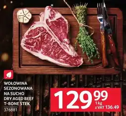 Selgros Wołowina sezonowana na sucho dry aged beef T-bone stek oferta