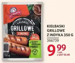 Selgros Kiełbaski grillowe z indyka Indykpol oferta